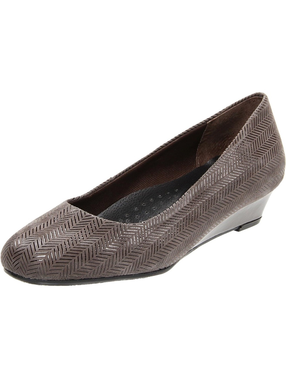 Trotters Women’s Taupe Wedge Ballet Flats